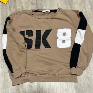 Tan and Black Sweater